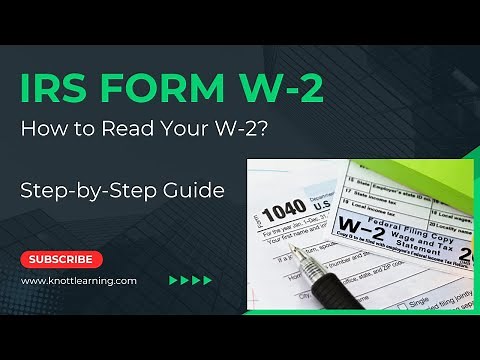 IRS Form W-2 Tutorial - Step-by-Step Guide with Example