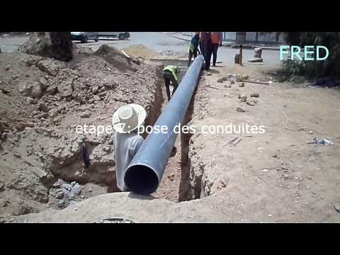 travaux d'execution des regards à grilles toutes les etapes de A à Z