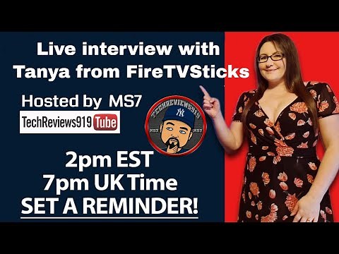 MS7 Live Interview with Tanya from FireTVStick