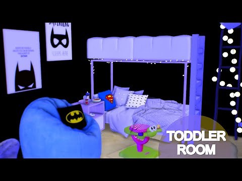 [FREE] FURNITURE CC + TODDLER CC FOLDER DOWNLOAD | SUPERHERO TODDLER ROOM | THE SIMS 4