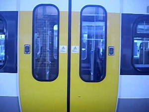 A SouthEastern Class 465 departs Lewisham