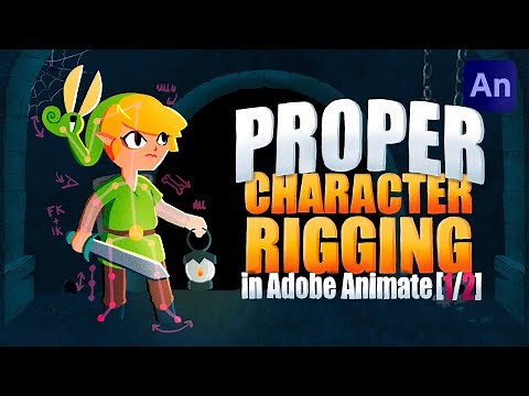 PROPER Character Rigging in Adobe Animate | [Part 1/2]