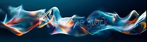 Sound wave graphic design. Dynamic motion lines, wavy rhythm and pulse structure. Digital music concept