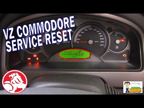 VZ Commodore Service Warning Reset
