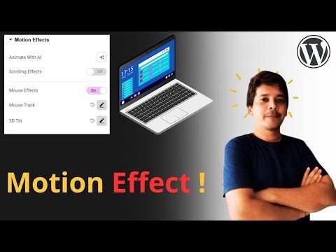 Add Stunning Motion Effects in WordPress Like a Pro (Step-by-Step Tutorial!) #elementor #hariom