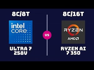 Intel Core Ultra 7 258V vs AMD Ryzen AI 7 350 – CPU Comparison | Which One is Better?