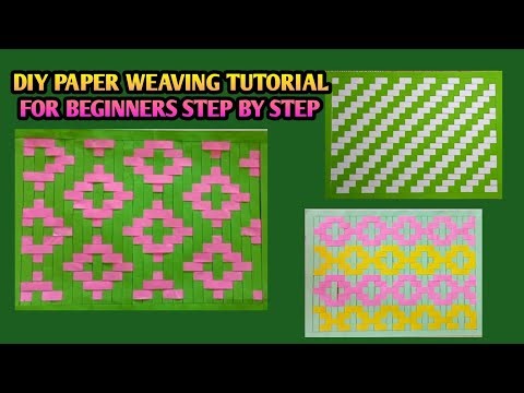 Colorful Paper Weaving Ideas You Can Master | Simple Paper Weaving Tutorial for Beginners