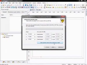 DIALux tutorial #6 CAD drawing import