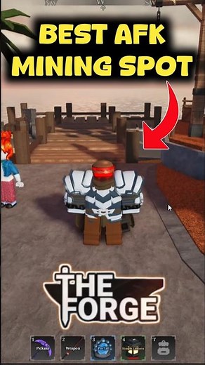 Best AFK Mining Spot In The Forge | Roblox