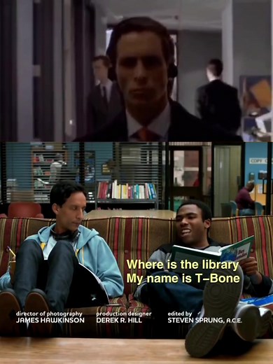 Troy and Abed Biblioteca Dance | Community