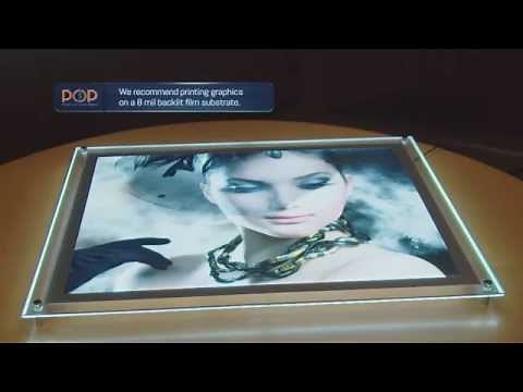 Crystal LED Light Boxes - POP Display and Sign