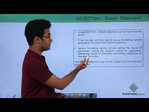 SAP ABAP - Selection Screens - Select Option