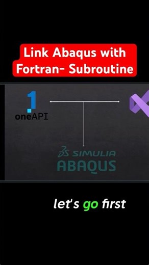 The easiest way to link Abaqus and Fortran for subroutine