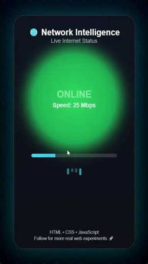 🔥 Real-Time Internet Status Detection Using JavaScript 🤯