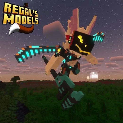 Minecraft CPM Complex Player Model Protogen Commission
