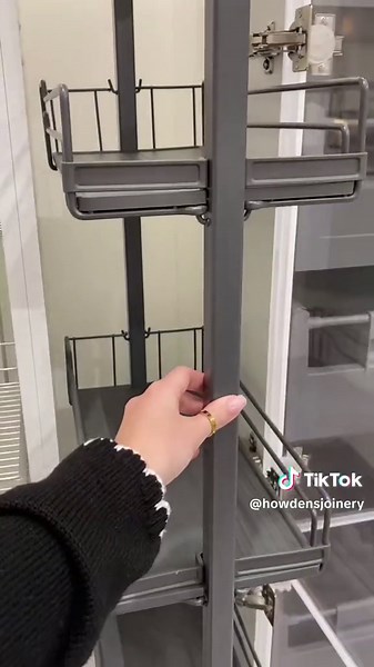 Make the most of your room with our tower storage ideas! 😍 #Howdens #KitchenDesign #KitchenInspiration #Larder #LarderCupboard #Pantry #PantryGoals #PantryOrganisation #PantryDesign #StorageIdeas