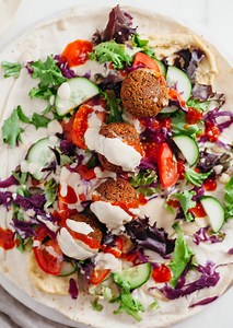 How To Make A Classic Falafel Wrap | SO VEGAN