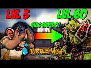 Así Subes de NIVEL mas RAPIDO en wow Classic Turtle wow!