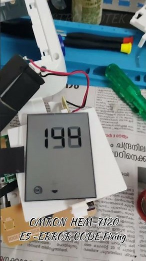 OMRON HEM-7120 ERROR CODE E5 FIXING ✅ SERVICE/REPAIR-#omron #bloodpressure #bloodpressurecontrol