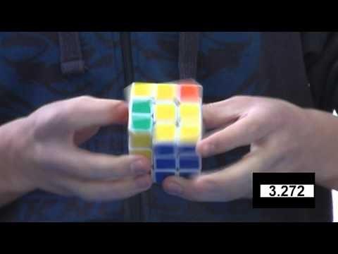 Feliks Zemdegs Rubik's cube (former) world record 6.18 - slow motion