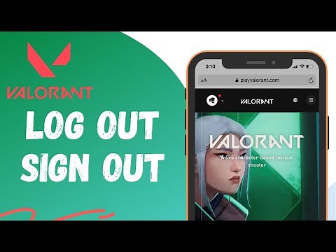 How to Log Out Valorant Account | Riot Games 2021