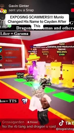 EXPOSING SCAMMERS!!! Munlo aka Cayden exposed after getting caught scamming kids in steal a brainrot trading streams. Name change won’t hide scam behavior. Full clip, proof, and awareness so no one else falls for steal a brainrot Roblox scams. Share to protect the community. Claim your OG ticket before we hit 1M. #stealabrainrot #robloxscam #robloxtrading