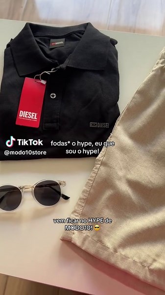 Vem ficar presença com o kit que te deixa confiante 🫵🏼Enviamos para o Brasil todo ✈️ Kit Polo Diesel Premium Short de linho - R$ 119,90 - kit com o óculos - R$ 164,90 📍Rua dourado, n° 201, Jangurussu - Fortaleza 📦 Faça seu pedido via whatsapp (85) 989937356 ou direct. #fypage #natanzinho #midia #modo10 #forro