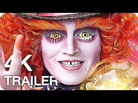 ALICE THROUGH THE LOOKING GLASS Trailer 1 & 2 4K UHD (2016) Disney Movie