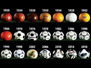 AS BOLAS OFICIAIS DE TODOS OS MUNDIAIS