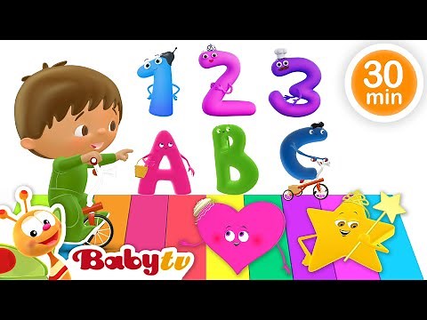Back to School Songs & Nursery Rhymes | Learn Numbers, Letters & Shapes! 🎶📚 ‪@BabyTV‬