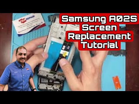 Samsung A02s Screen Replacement Disassembly Cracked screen A02 s lcd replacement