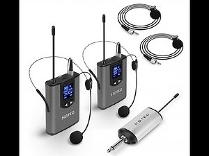 Hotec Wireless Headset Lavalier Microphone Review by Slick