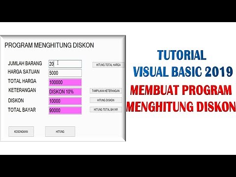TUTORIAL ON CREATING A DISCOUNT CALCULATING PROGRAM IN VISUAL BASIC 2019 VISUAL BASIC 2019 VB 2019