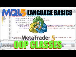How to learn MQL5 for FREE to code FOREX/MT5 EAs. Language Basics -DATA TYPES - CLASSES - PART 43