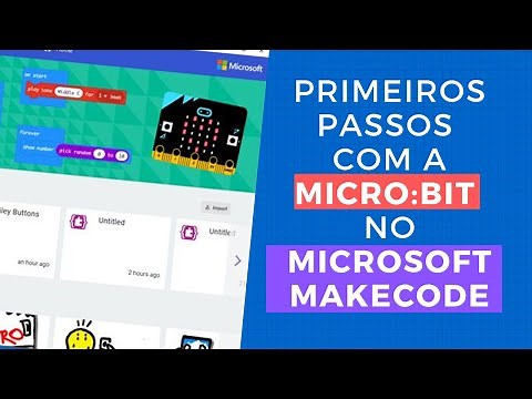 Primeiros passos com a Micro:bit no Microsoft makecode