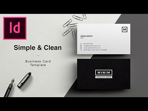 Adobe InDesign : How to create a business card in InDesign CC 2017