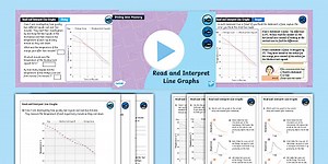 Year 5 Diving into Mastery: Step 2 Read and Interpret Line Graphs Teaching Pack