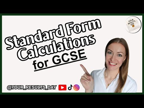 Standard Form Calculations - QUICK & EASY method for GCSE!