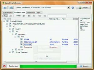 Lazy Delphi Builder video tutorial 1: creating builds