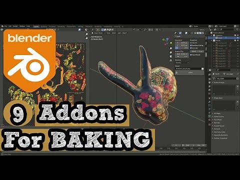 Blender Addons for Materials Baking