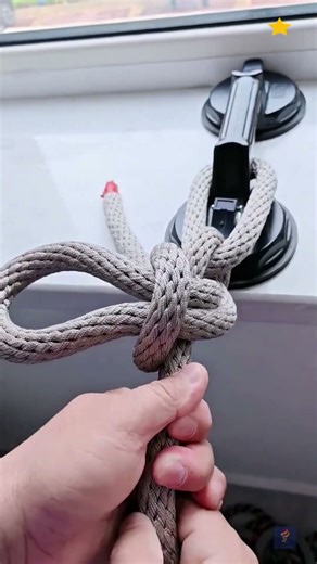 👉 SECONDS TO TIE, FOREVER STRONG KNOT! (Loop Knot) #viral #diy #shorts