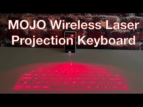 Laser Projection Keyboard. Have you seen one? If you haven’t, check this out!