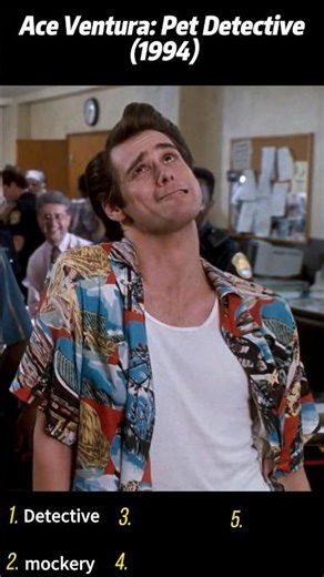 Ace Ventura: Pet Detective (1994) | Ventura Is Mocked at the Police Station