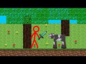 棒人間vsクリーパー-Minecraftショートアニメーション