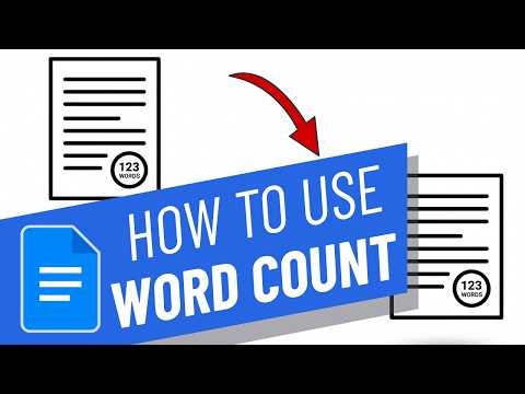 How To Use Word Count in google docs