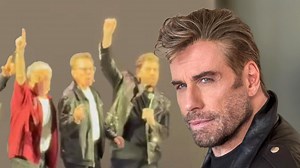 3.6M views · 45K reactions | John Travolta made a surprise appearance at the Hollywood Bowl ahead of a sing-along with some of his 'Grease' co-stars! | Entertainment Tonight | Facebook
