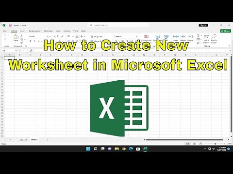 How to Create New Worksheets in Microsoft Excel [Tutorial]