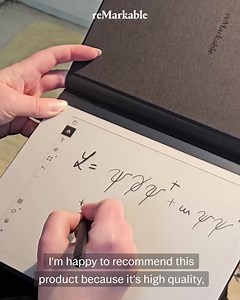 1.3K views | “reMarkable is a super slim and lightweight paper tablet that honestly feels like writing on paper — but with all the benefits that technology brings” - Sabine Hossenfelder, physicist, author and content creator. | reMarkable | Facebook
