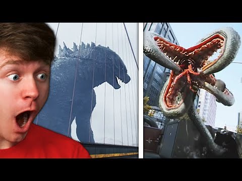 Reacting to the CRAZIEST MONSTER VIDEOS!