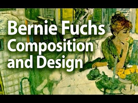 Bernie Fuchs illustrator and what made him great at Composition and Design